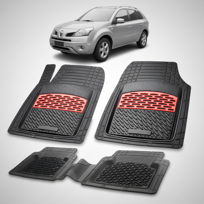 Renault Koleos I Covorase Auto TeamCar® Tip Tăviță Compatibile (2008–2016) - Red