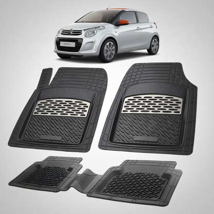 Covorase Auto TeamCar® Tip Tavita Compatibile Citroen C1 II (2014-2022) Silver