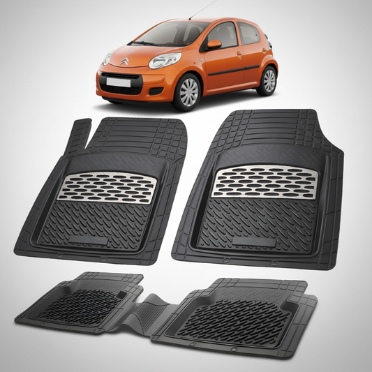 Covorase Auto TeamCar®Tip Tavita Compatibile Citroen C1 I (2005-2014) Siver