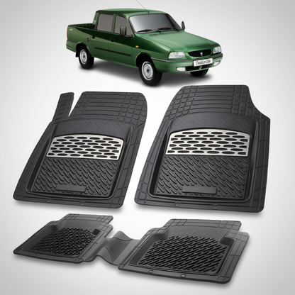 Covorase Tip Tavita Compatibile Dacia 1304 Pick-up Double Cab, Silver