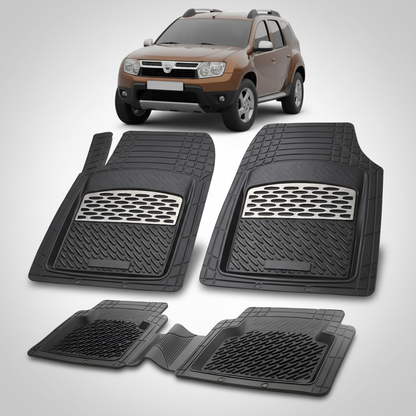 Covorase Tip Tavita Compatibile Dacia Duster I (2010 – 2013) , Silver