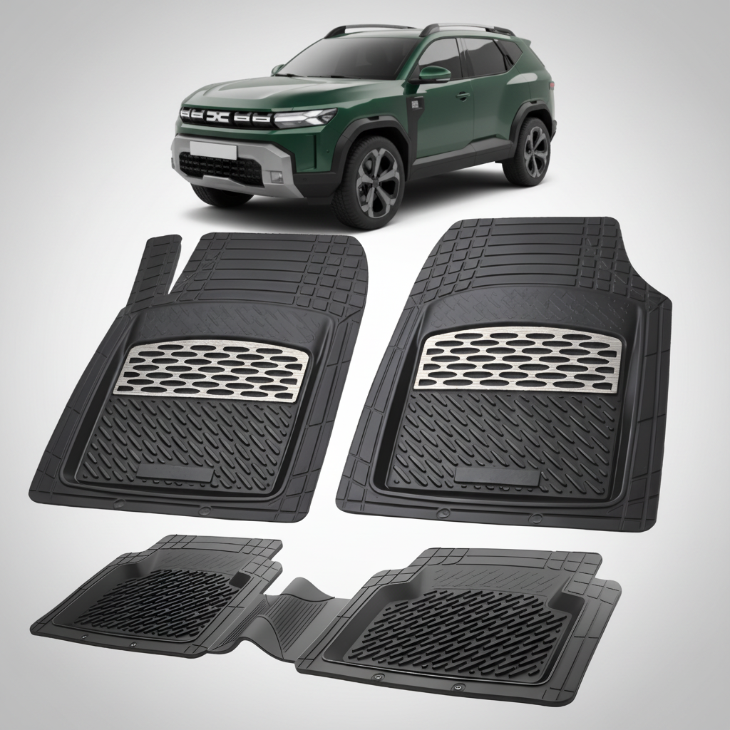Covorase Tip Tavita Compatibile Dacia Duster III (2024 +) ,Silver