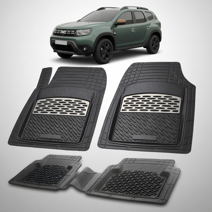 Covorase Tip Tavita Compatibile Dacia Duster II (2021 – 2024) , Silver