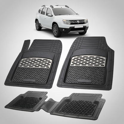 Covorase Tip Tavita Compatibile Dacia Duster I (2014 – 2017) , Silver
