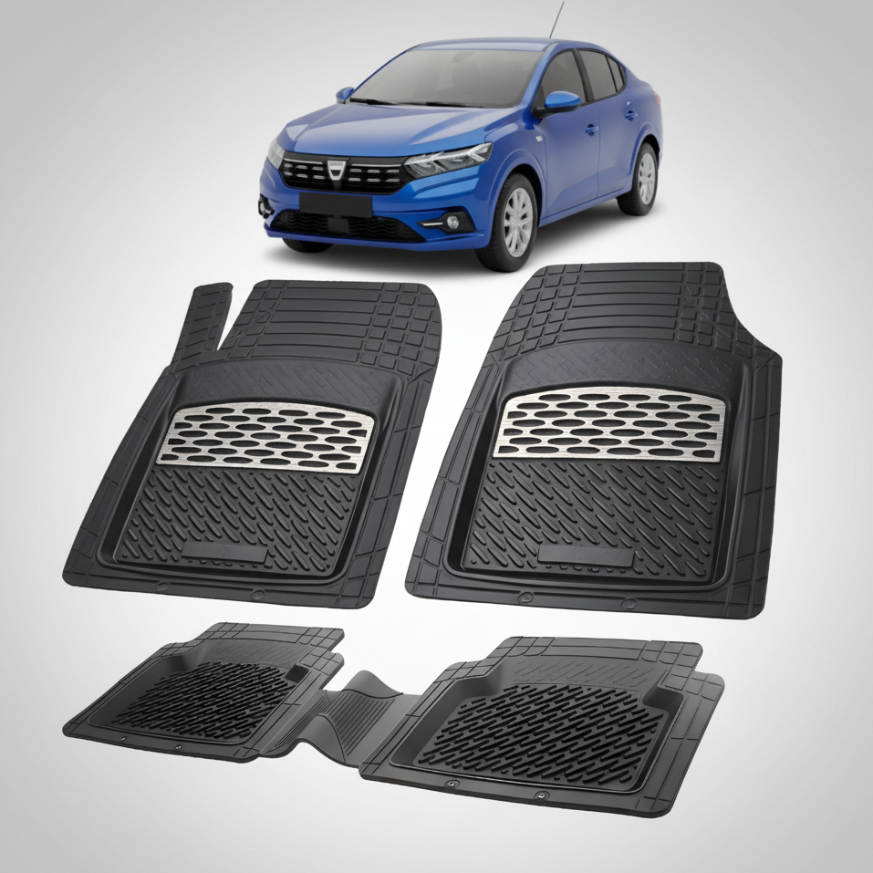 Covorase Tip Tavita Compatibile Dacia Logan III 2020-2022 , Silver