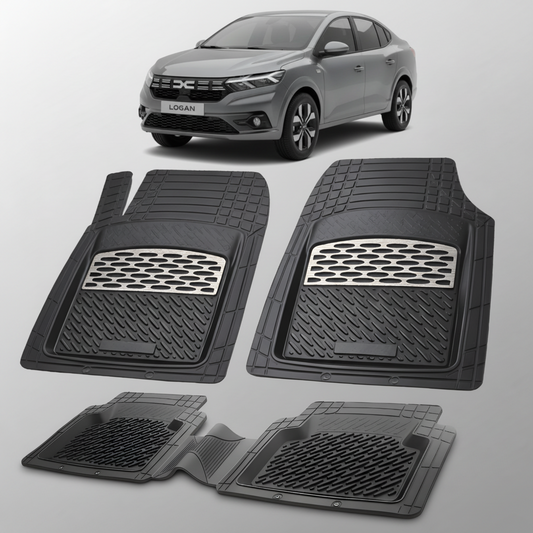 Covorase Tip Tavita Compatibile Dacia Logan XX , Silver