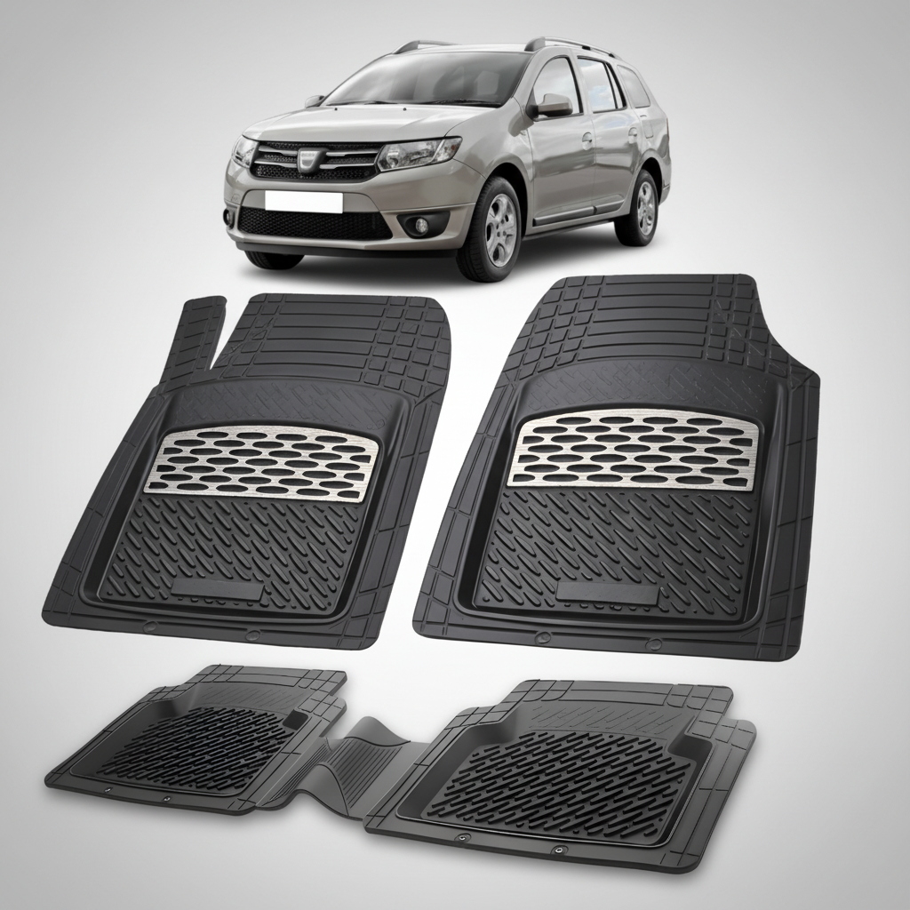 Covorase Tip Tavita Compatibile Dacia Logan MCV 2013-2017 , Silver