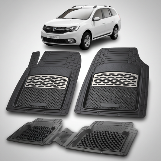 Covorase Tip Tavita Compatibile Dacia Logan MCV 2017-2021 , Silver