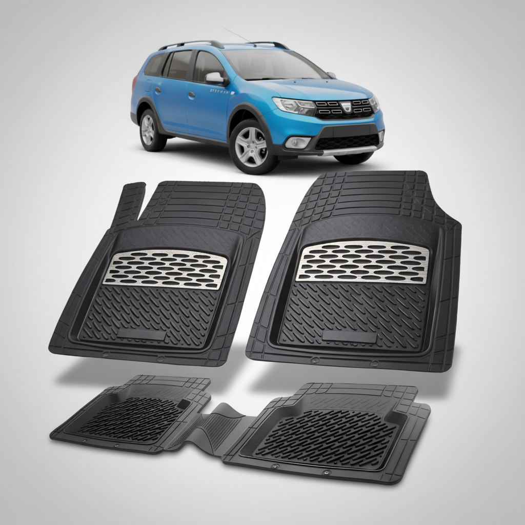 Covorase Tip Tavita Compatibile Dacia Logan Stepway MCV , Silver