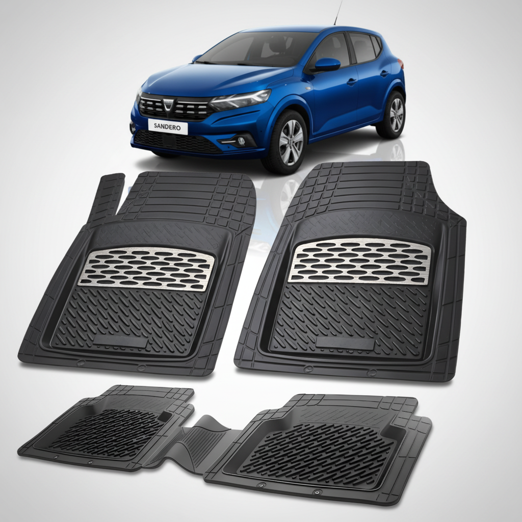 Covorase Tip Tavita Compatibile Dacia Sandero III 2020-2022 , Silver