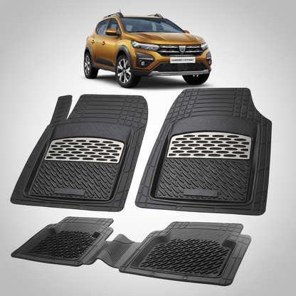 Covorase Tip Tavita Compatibile Dacia Sandero III Stepway 2020-2022 , Silver