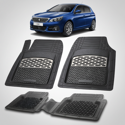 Covorase Auto Tip Tavita Compatibile Peugeot 308 II (2017-2021) Silver