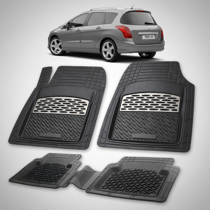 Covorase Auto Tip Tavita Compatibile Peugeot 308 SW (2007-2011) Silver