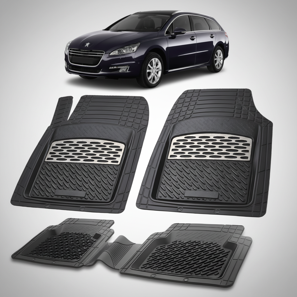 Covorase Auto TeamCar® Tip Tavita Compatibile Peugeot 508 I SW (2010-2014) Silver