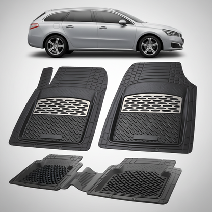 Covorase Auto Tip Tavita Compatibile Peugeot 508 I SW (2014-2018) Silver