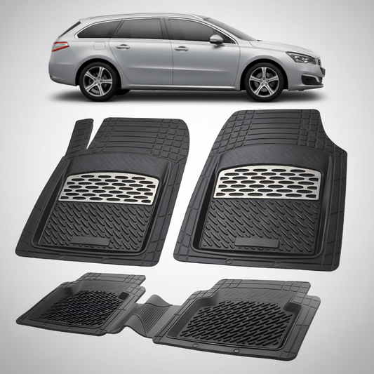 Covorase Auto Tip Tavita Compatibile Peugeot 508 I SW (2014-2018) Silver