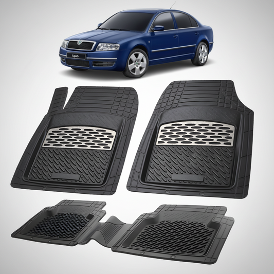 Covorase Auto Tip Tavita Compatibile Skoda Superb Generatia I (2001–2008) Silver