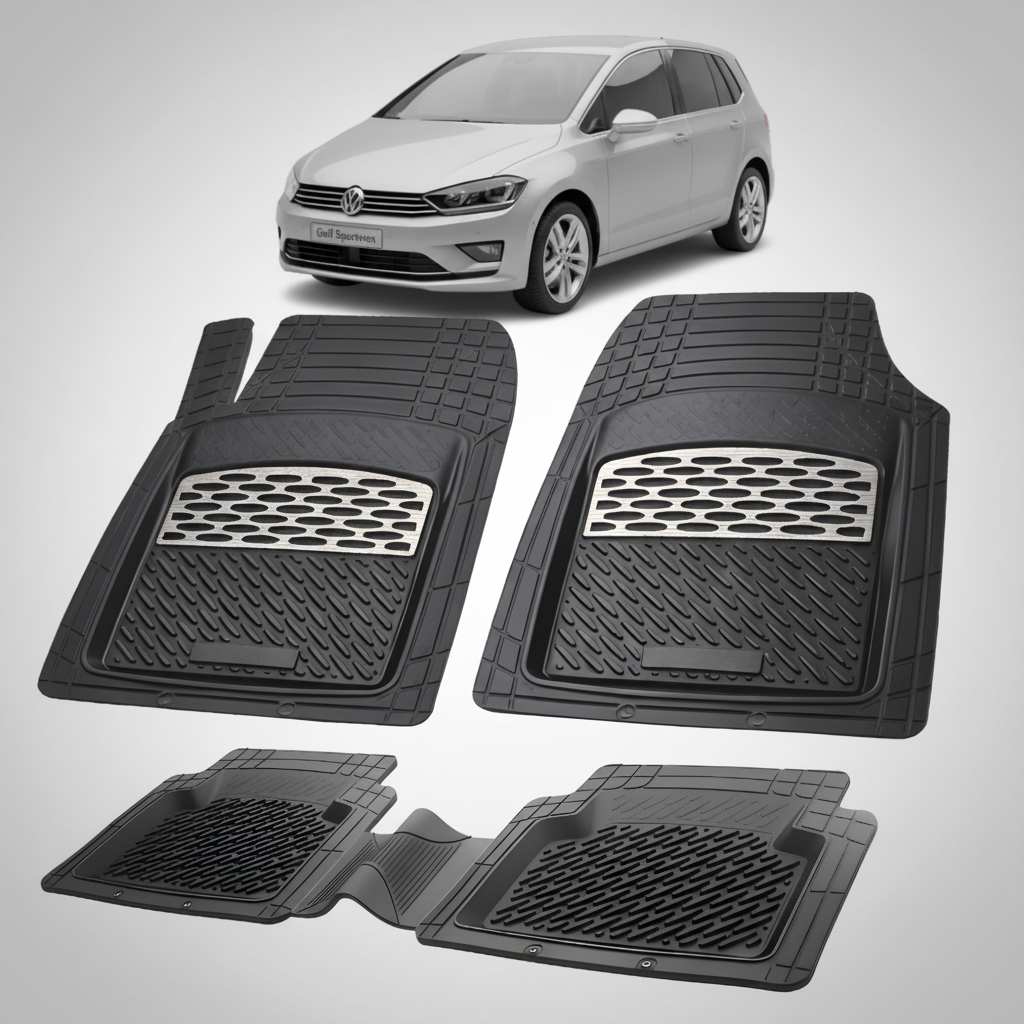 Covorase Tip Tavita Compatibile Volkswagen Golf (Sportsvan AM1) , Silver