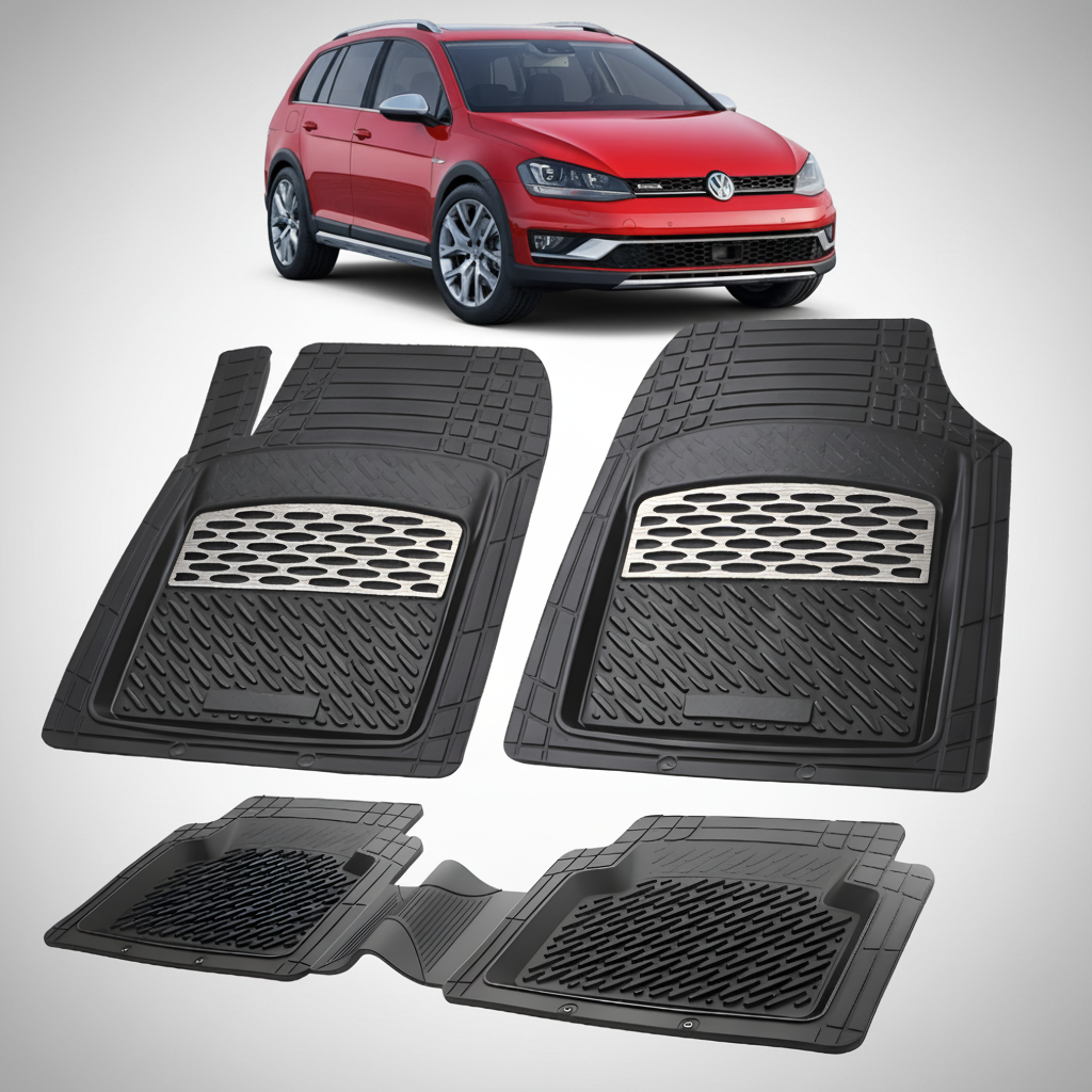 Covorase Tip Tavita Compatibile Volkswagen Golf (VII Alltrack, BA5, BV5) 2014-2017 , Silver