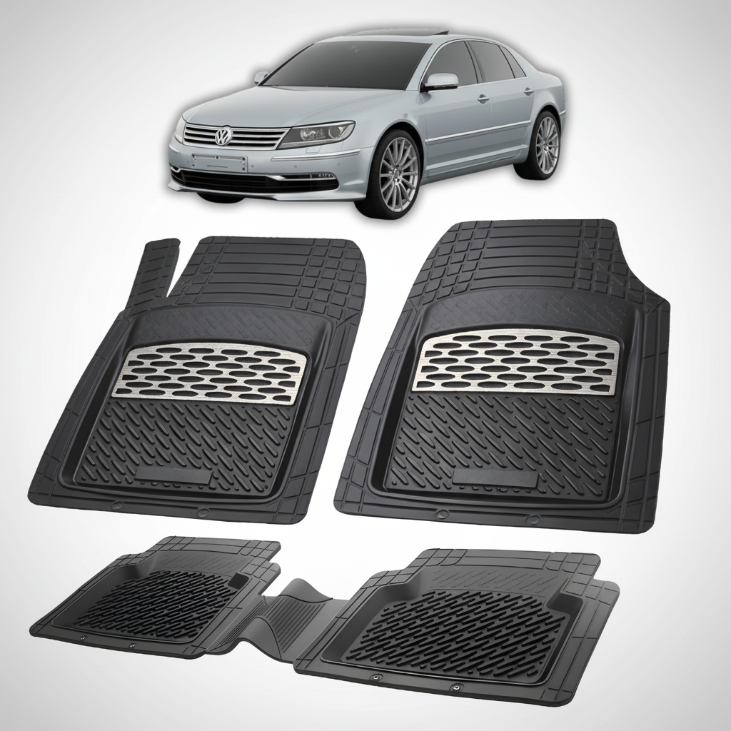 Covorașe Auto Tip Tăviță Compatibile Volkswagen Phaeton II - Silver