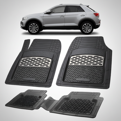 Covorașe Auto Tip Tăviță Compatibile Volkswagen T-Roc I (2017-2021) - Silver