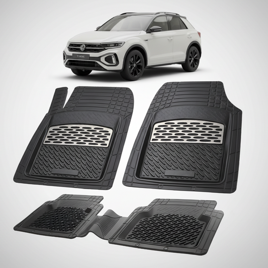 Covorașe Auto Tip Tăviță Compatibile Volkswagen T-Roc I (2021-2025) - Silver