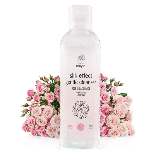 Gel de Curățare cu Trandafir și Niacinamide, Silk Effect Gentle Cleanser