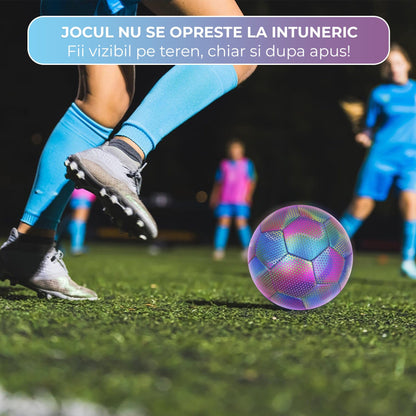 Minge fotbal din PU rezistent - Cusatura masina pentru forma stabila