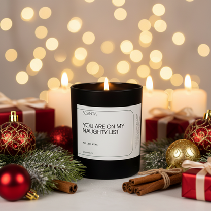 Lumânare parfumată You are on my naughty list