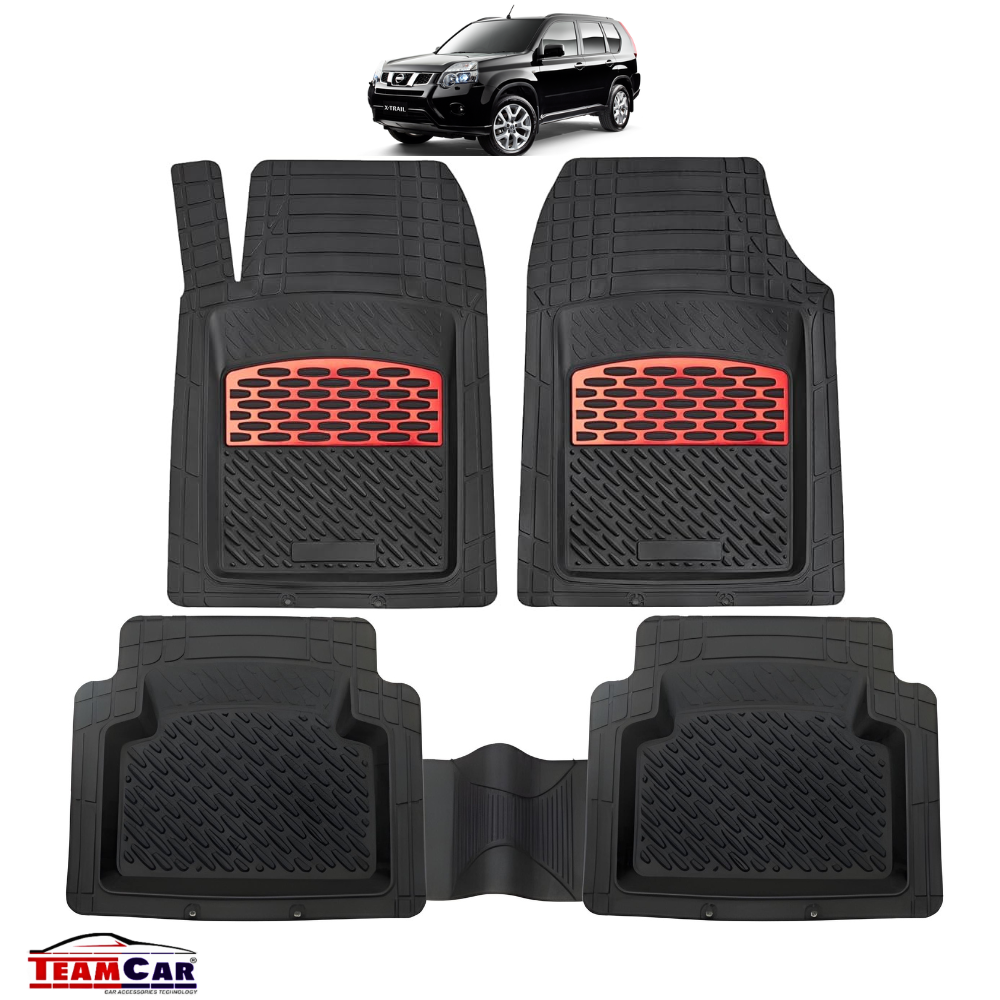 Nissan X-Trail T30 Covorase Auto TeamCar® Tip Tavita Compatibile (2001–2007) Red