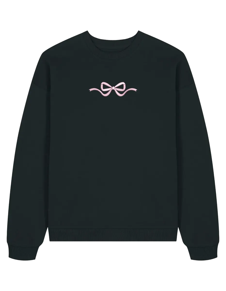 Bow sweatshirt Girly