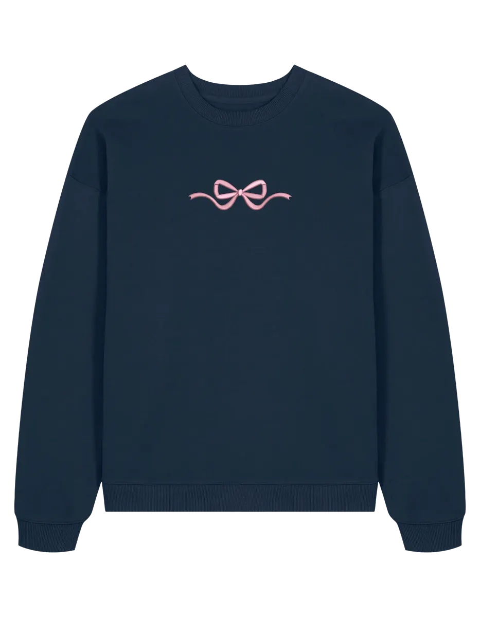 Bow sweatshirt Girly