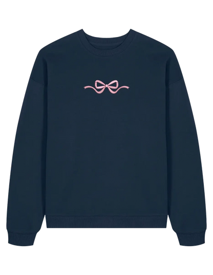 Bow sweatshirt Girly
