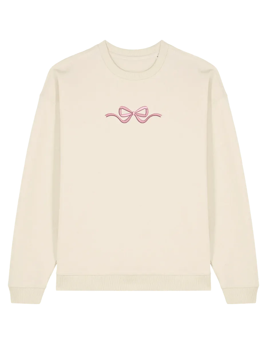 Bow sweatshirt Girly