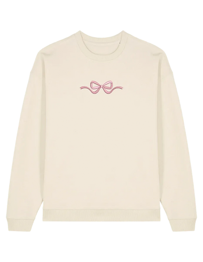 Bow sweatshirt Girly