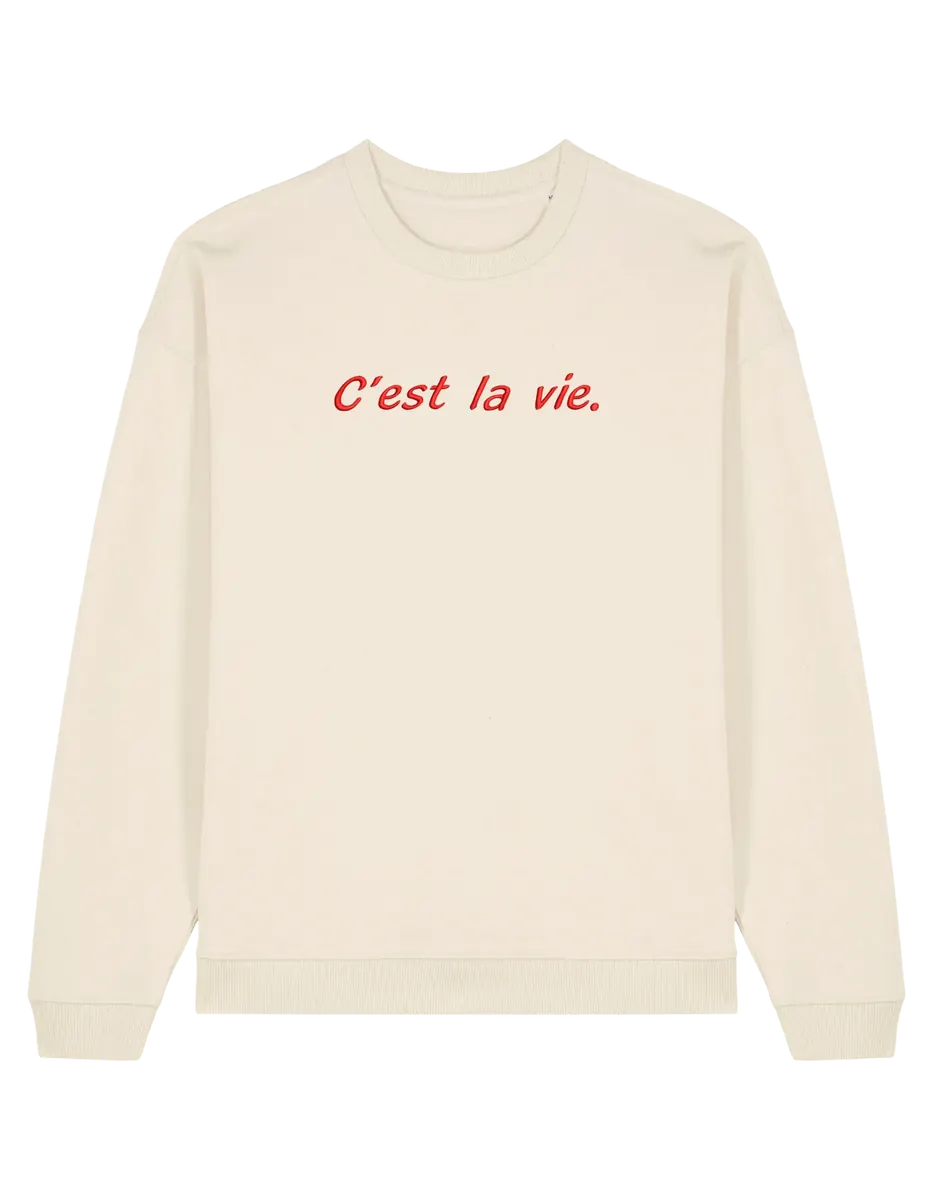 C'est la vie sweatshirt Girly