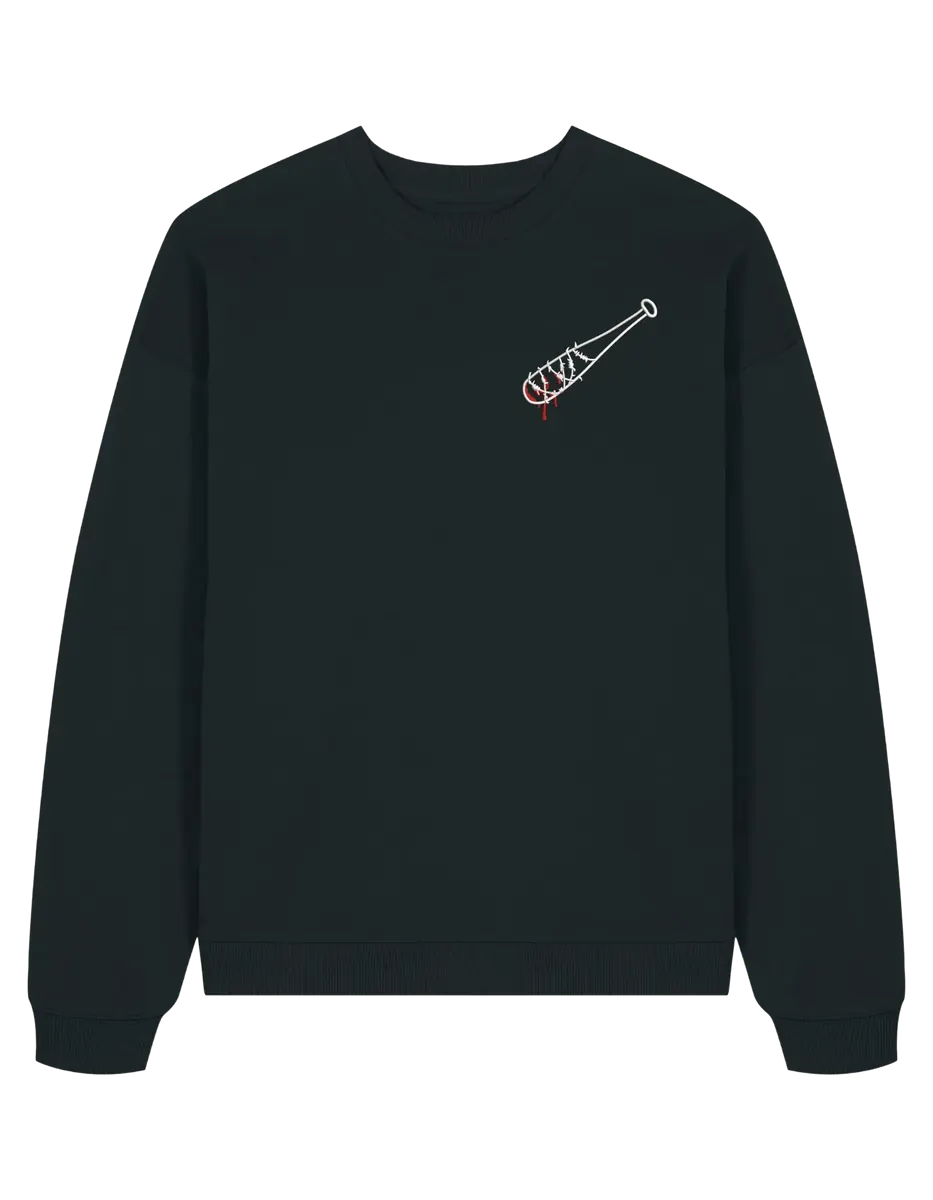 Bloody bat sweatshirt The Walking Dead