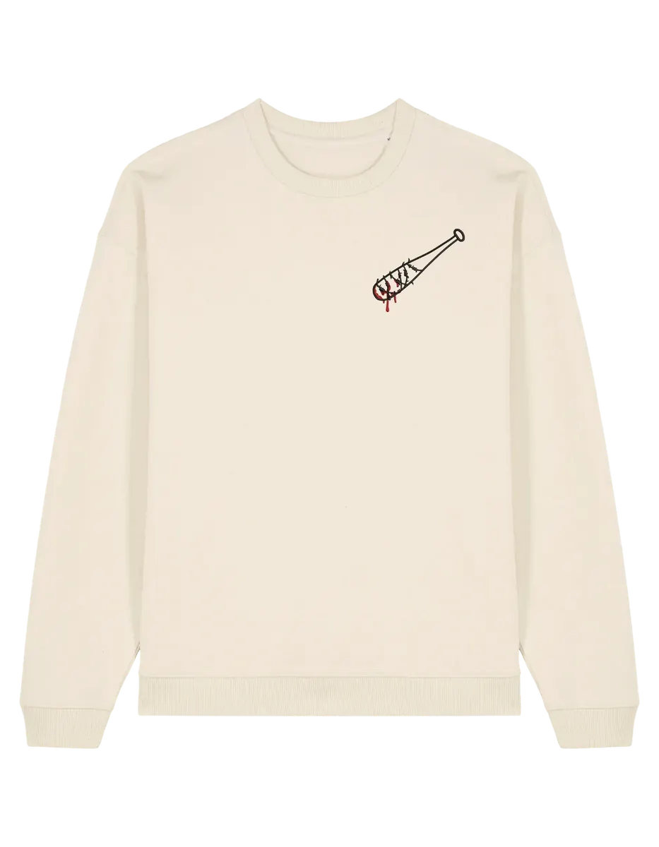 Bloody bat sweatshirt The Walking Dead