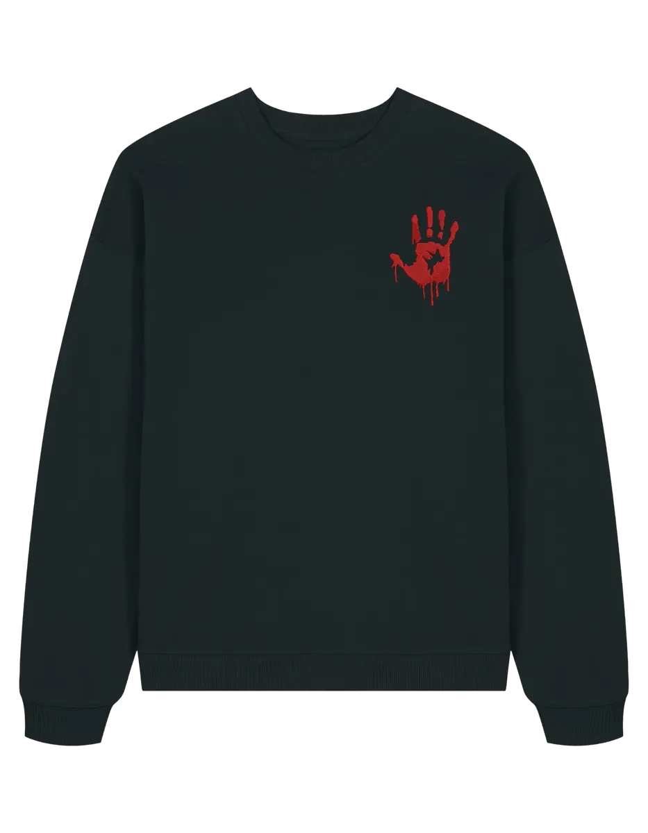 Bloody hand sweatshirt The Walking Dead