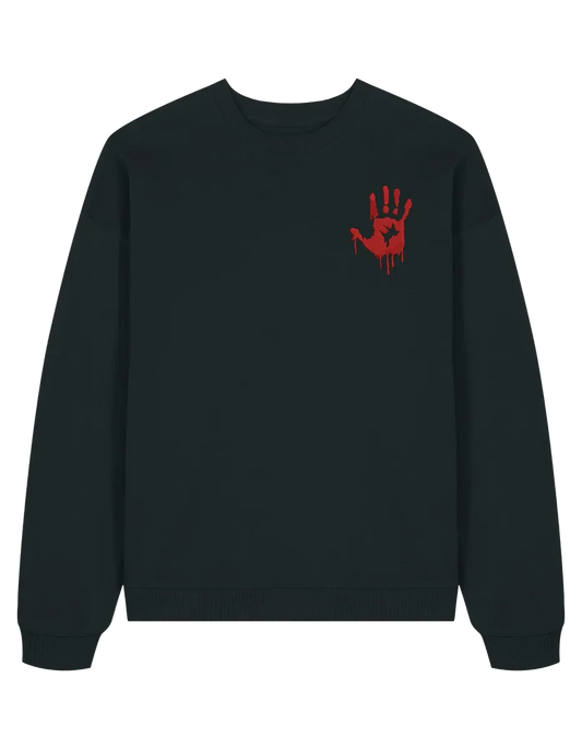 Bloody hand sweatshirt The Walking Dead
