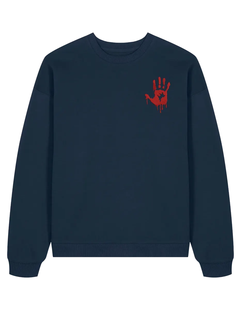 Bloody hand sweatshirt The Walking Dead
