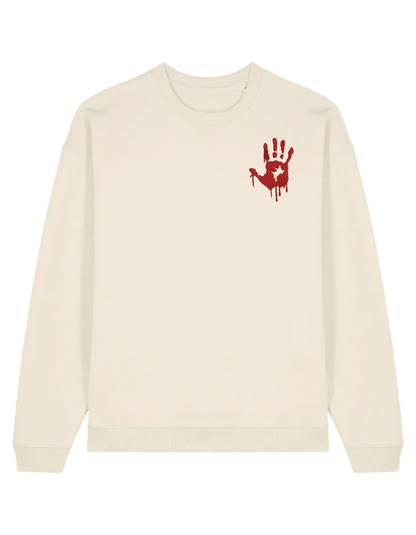 Bloody hand sweatshirt The Walking Dead
