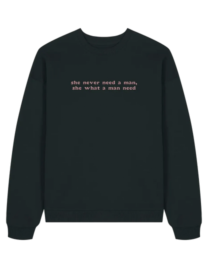 A man need sweatshirt The Weeknd