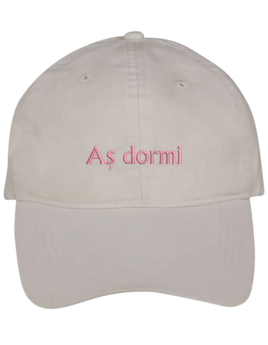 As dormi sapca brodata