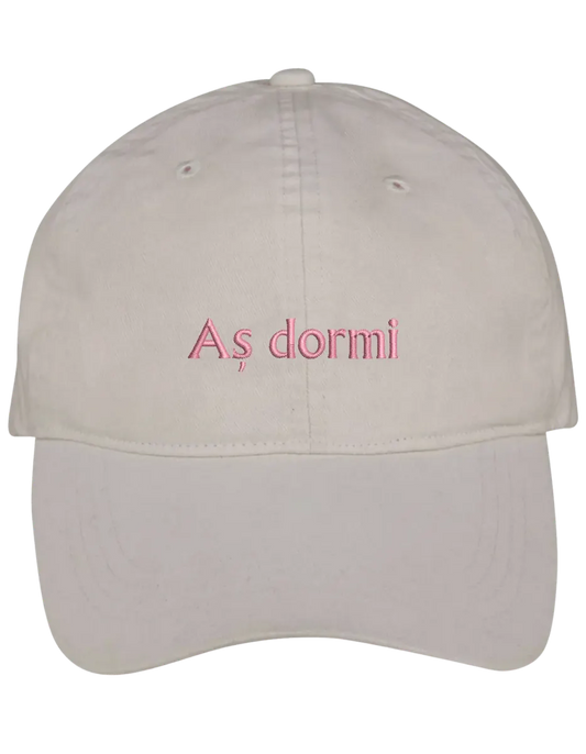 As dormi sapca brodata