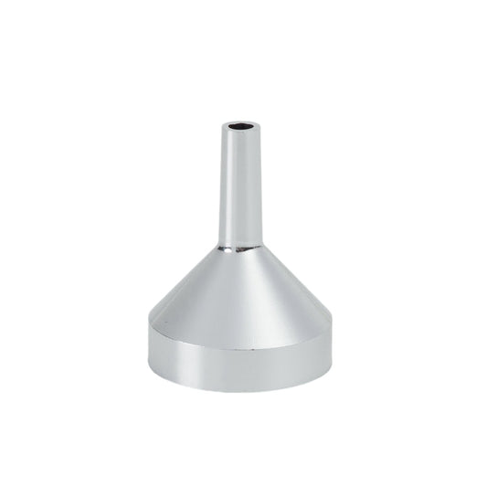 Pâlnie metalică pentru recipiente mici - Argintiu (set 10 buc)