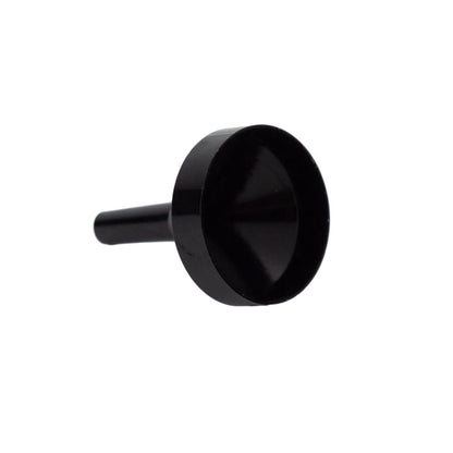 Pâlnie metalică pentru recipiente mici - Negru (set 10 buc)