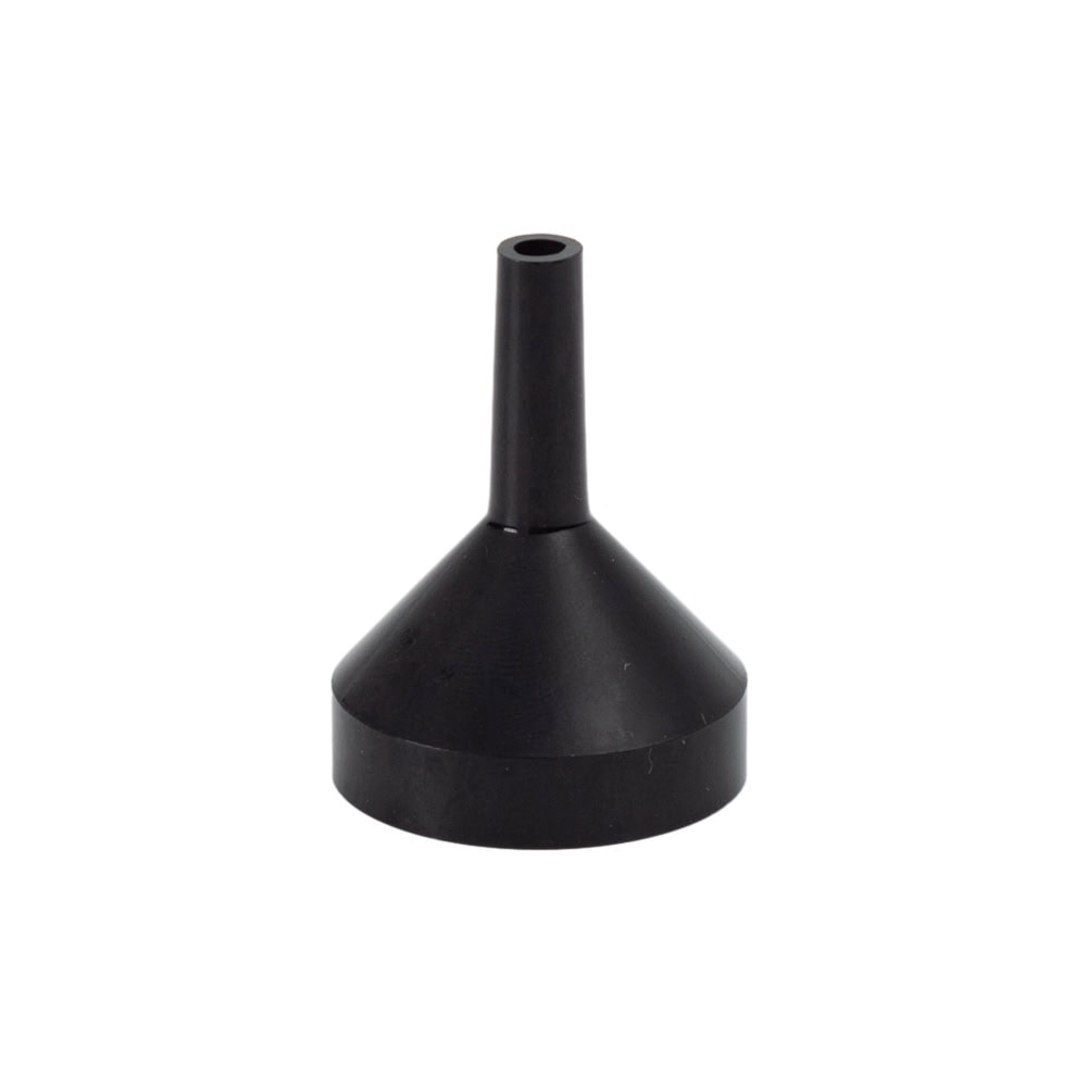 Pâlnie metalică pentru recipiente mici - Negru (set 10 buc)
