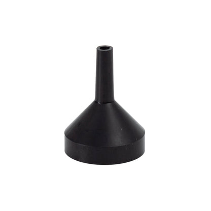 Pâlnie metalică pentru recipiente mici - Negru (set 10 buc)