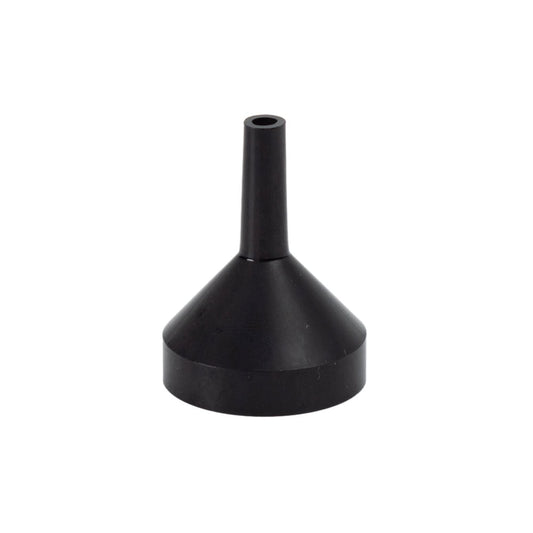 Pâlnie metalică pentru recipiente mici - Negru (set 10 buc)